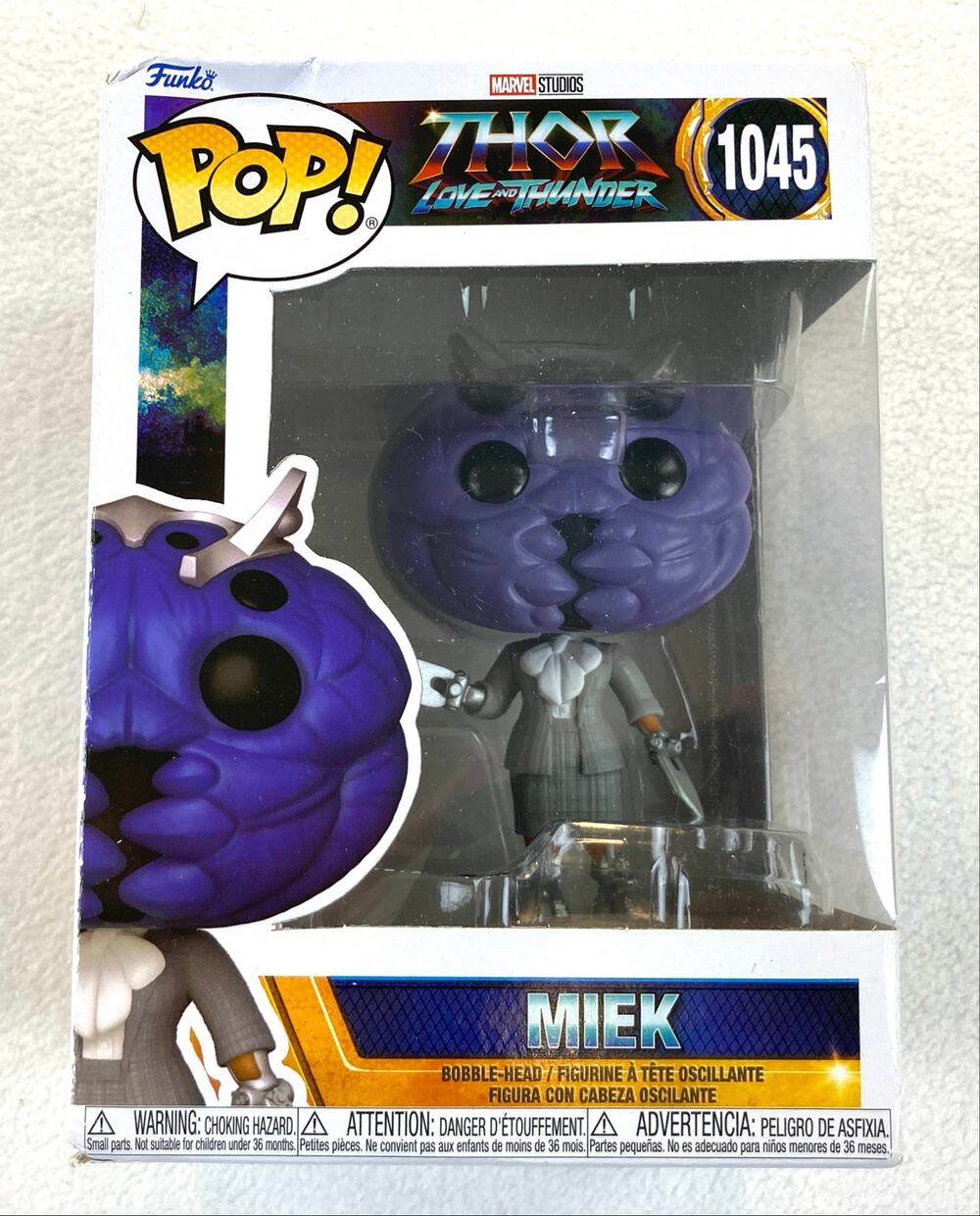 Funko POP Thor Miek 1045 Love Thunder Bobblehead Figure NWT